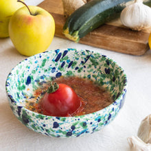 Load image into Gallery viewer, Ceramic Garlic Grater Plate - Medium Blue - Coral