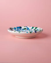 Load image into Gallery viewer, Ceramic Garlic Grater Plate / Small Blue Coral