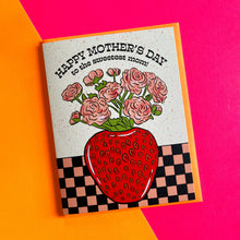 Load image into Gallery viewer, Strawberry Bouquet Mother's Day Greeting Card