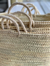 Load image into Gallery viewer, Woven Handle Picnic Basket