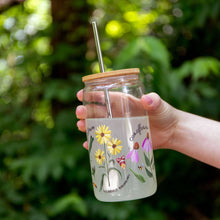 Load image into Gallery viewer, Wildflower Botanicals Glass Can
