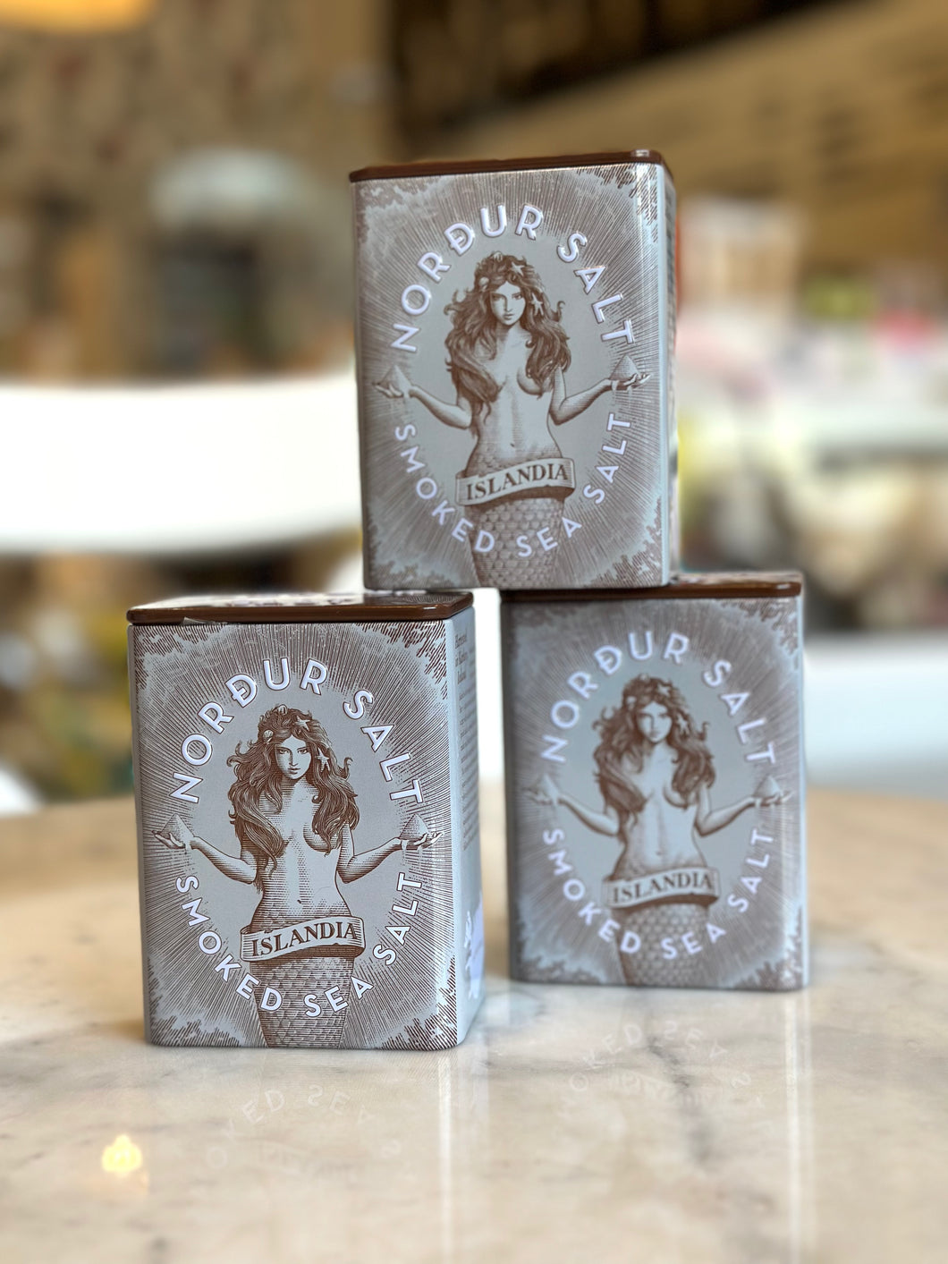Nordur Smoked Salt Tin 100g