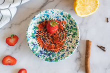 Load image into Gallery viewer, Ceramic Garlic Grater Plate / Small Blue Coral
