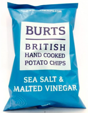 Load image into Gallery viewer, Burts Sea Salt &amp; Malt Vinegar Chips 5.3oz
