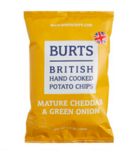 Load image into Gallery viewer, Burts Mature Cheddar &amp; Green Onion Chips
