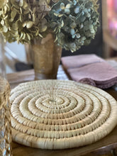 Load image into Gallery viewer, Moroccan Woven Trivet 8&quot;
