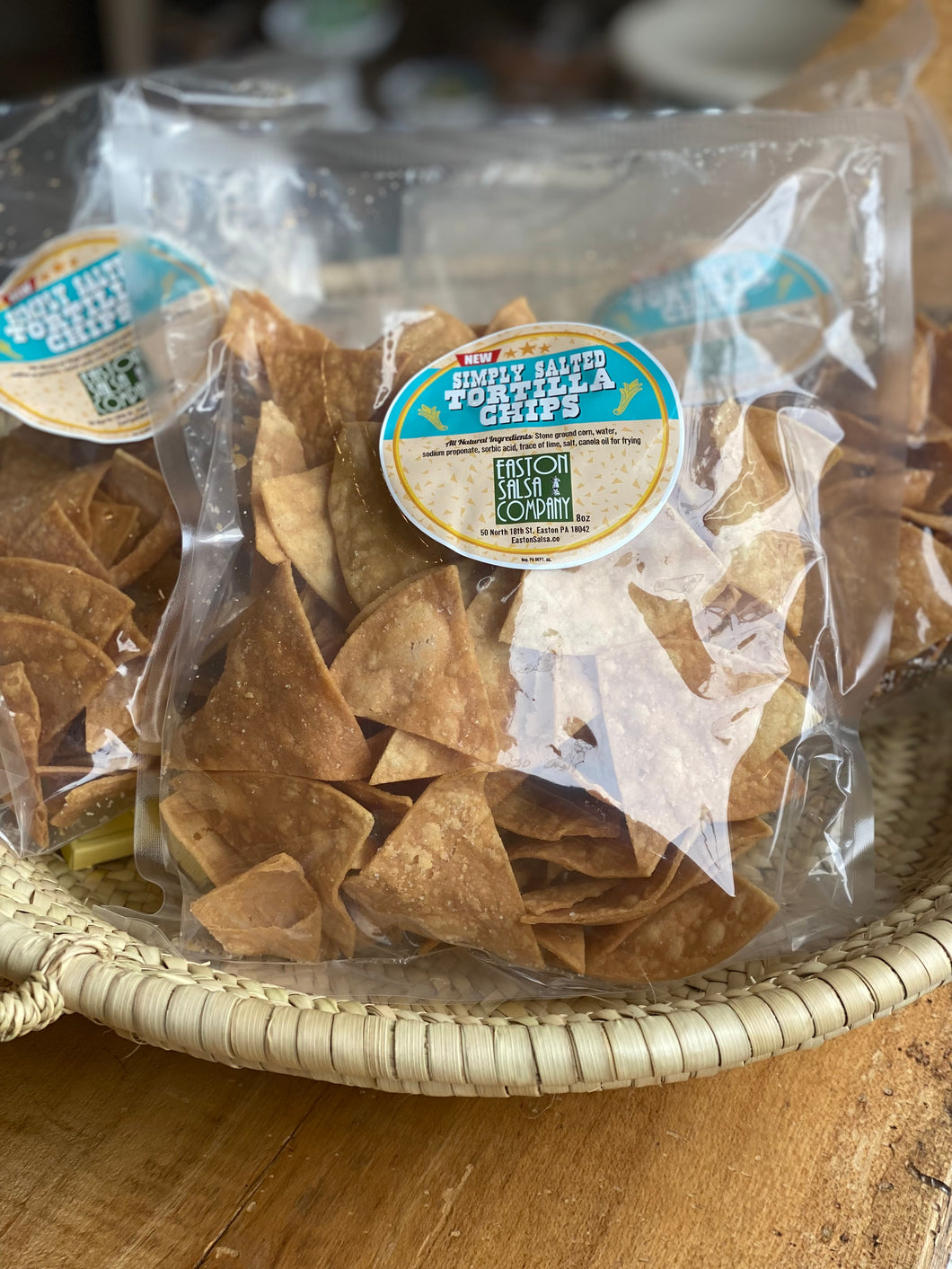 Simply Salted Easton Salsa Co Tortilla Chips 8oz