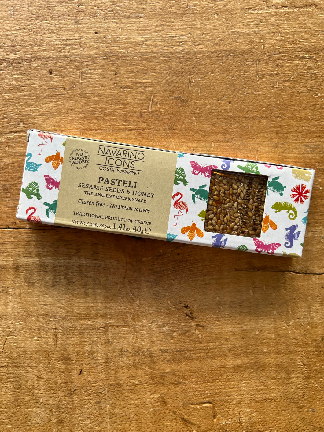 Pasteli Sesame Seed and Honey Bar