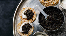 Load image into Gallery viewer, PRE-ORDER Premium Sturgeon Caviar with French Blini &amp; Creme Fraiche
